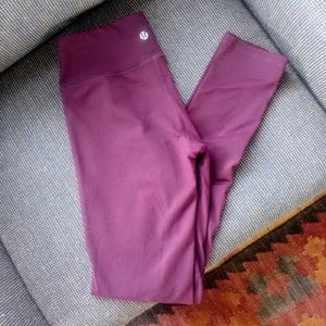 Cranberry lululemon leggings